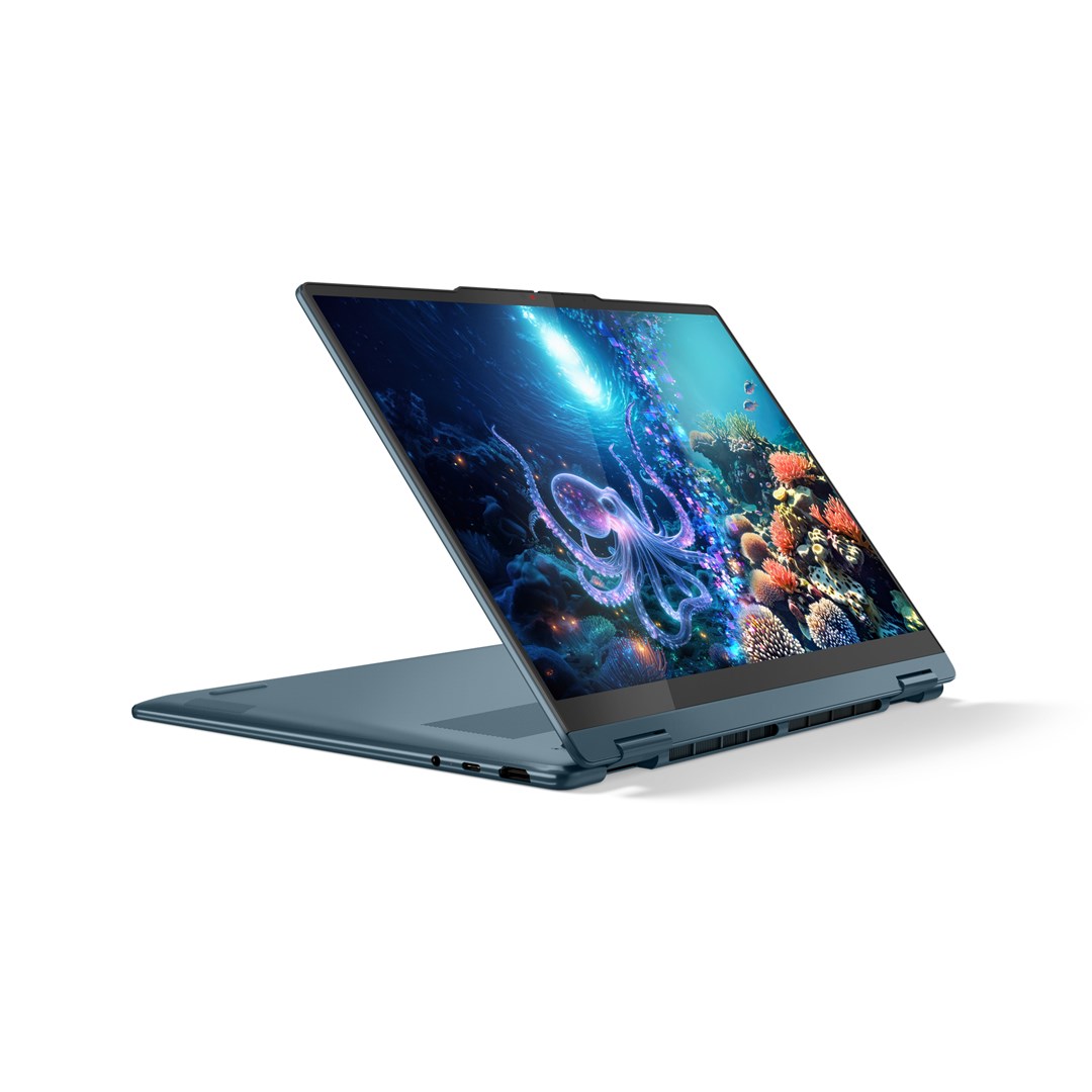 Lenovo Yoga 7 2-in-1 14AKP10 Copilot+ PC AMD Ryzen AI 5 340 Hybrid (2-in-1) 35.6 cm (14") Touchscreen WUXGA 16 GB LPDDR5x-SDRAM 512 GB SSD Wi-Fi 7 (802.11be) Windows 11 Home Teal Lenovo Yoga 7 2-in-1 14AKP10 Copilot+ PC AMD Ryzen AI 5 340 Hybrid (2-in-1) 35.6 cm (14") Touchscreen WUXGA 16 GB LPDDR5x-SDRAM 512 GB SSD Wi-Fi 7 (802.11be) Windows 11 Home Teal