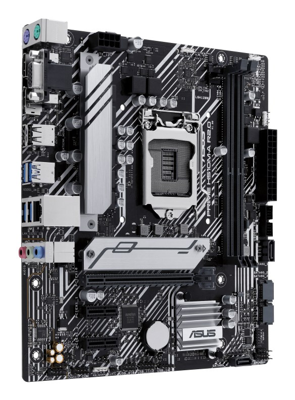 ASUS PRIME H510M-A R2.0 Intel H510 LGA 1200 (Socket H5) micro ATX motherboard ASUS PRIME H510M-A R2.0 Intel H510 LGA 1200 (Socket H5) micro ATX motherboard
