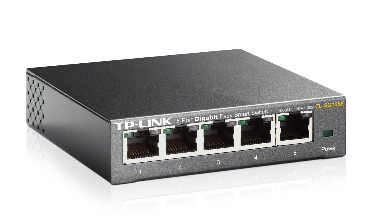TP-Link 5-Port Gigabit Easy Smart Switch TP-Link 5-Port Gigabit Easy Smart Switch