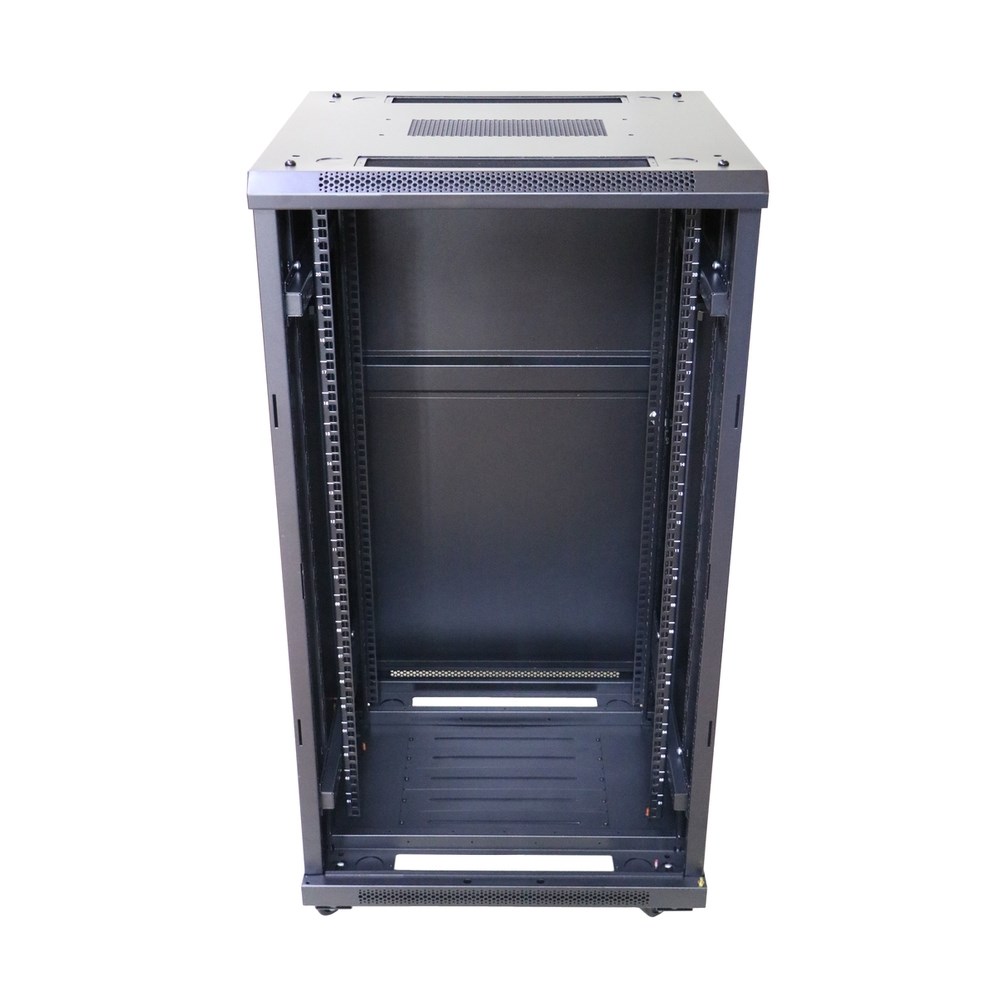 Extralink Rackmount cabinet 22U 600x600 Black standing Extralink Rackmount cabinet 22U 600x600 Black standing