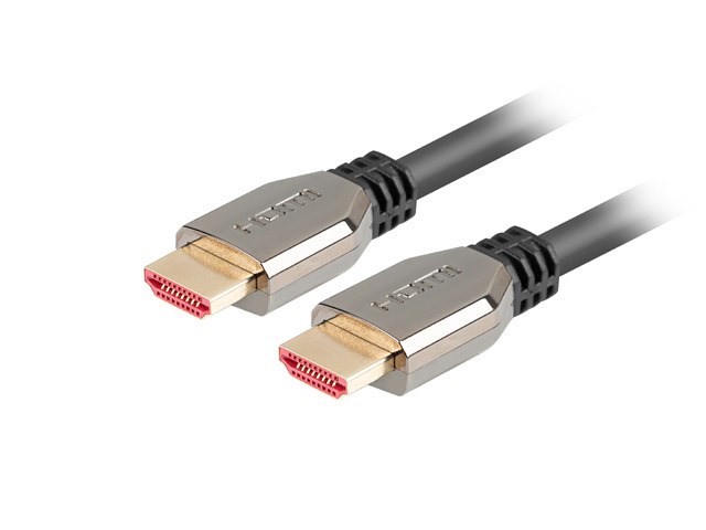 Lanberg CA-HDMI-30CU-0018-BK cable HDMI 1.8m HDMI Typu A (Standard) 8K 60Hz Lanberg CA-HDMI-30CU-0018-BK cable HDMI 1.8m HDMI Typu A (Standard) 8K 60Hz