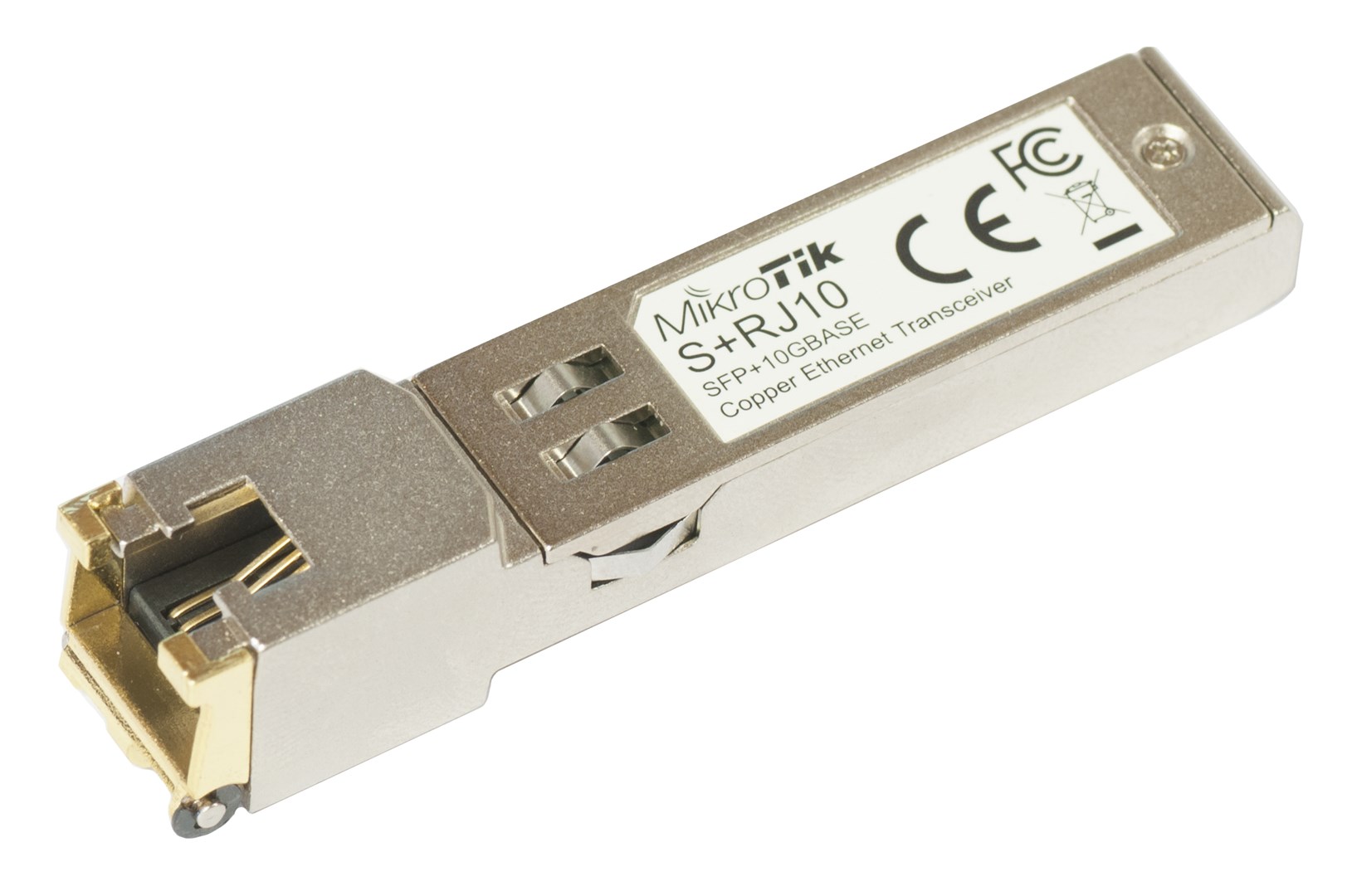 Mikrotik S+RJ10 network transceiver module 10000 Mbit/s SFP+ Mikrotik S+RJ10 network transceiver module 10000 Mbit/s SFP+