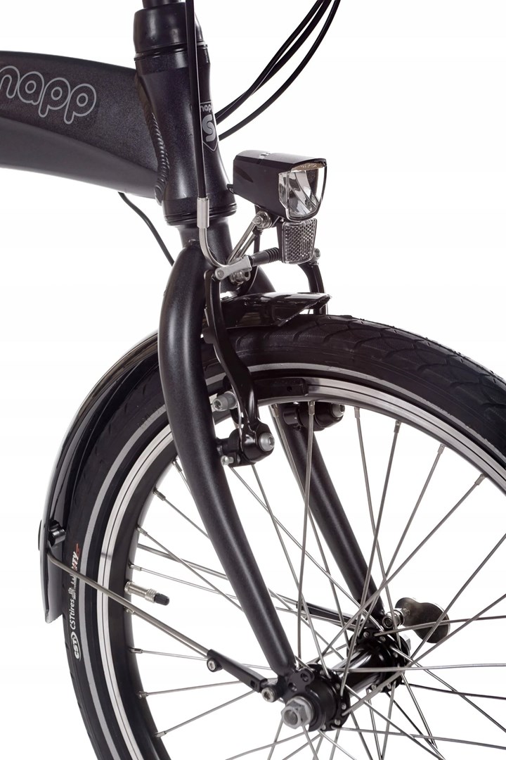 Snapp City-E Graphite folding electric bicycle Snapp City-E Graphite folding electric bicycle