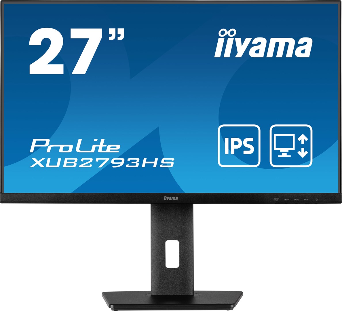 iiyama ProLite 27” Full HD IPS monitor with edge-to-edge design, perfect for multi-monitor setups with height adjustable stand iiyama ProLite 27” Full HD IPS monitor with edge-to-edge design, perfect for multi-monitor setups with height adjustable stand