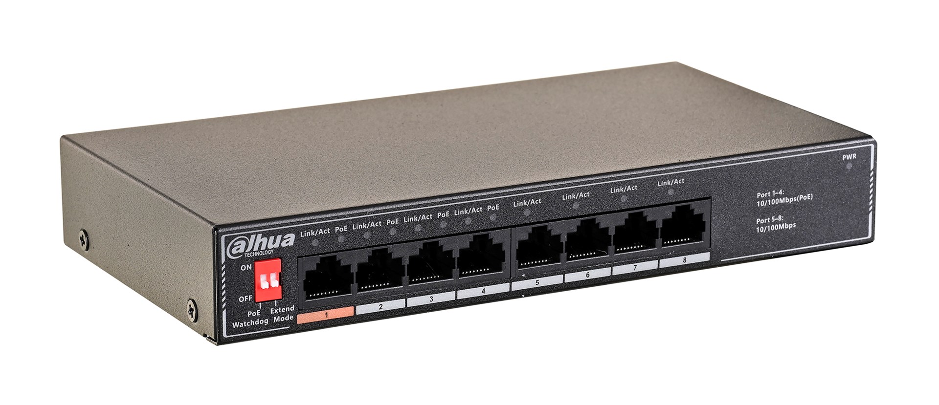 Dahua Technology PoE SF1008LP Unmanaged L2 Fast Ethernet (10/100) Power over Ethernet (PoE) Black Dahua Technology PoE SF1008LP Unmanaged L2 Fast Ethernet (10/100) Power over Ethernet (PoE) Black