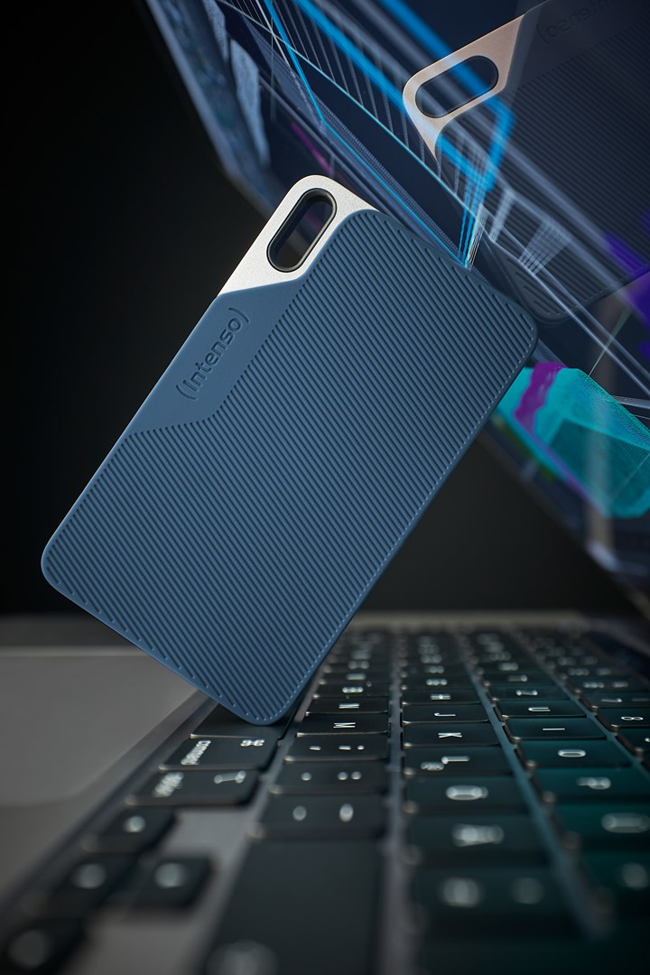 Intenso Lesen/Schreiben bis zu 500 MB/s/2TB USB Type-C 3.2 Gen 1 (3.1 Gen 1) Blue, Grey Intenso Lesen/Schreiben bis zu 500 MB/s/2TB USB Type-C 3.2 Gen 1 (3.1 Gen 1) Blue, Grey