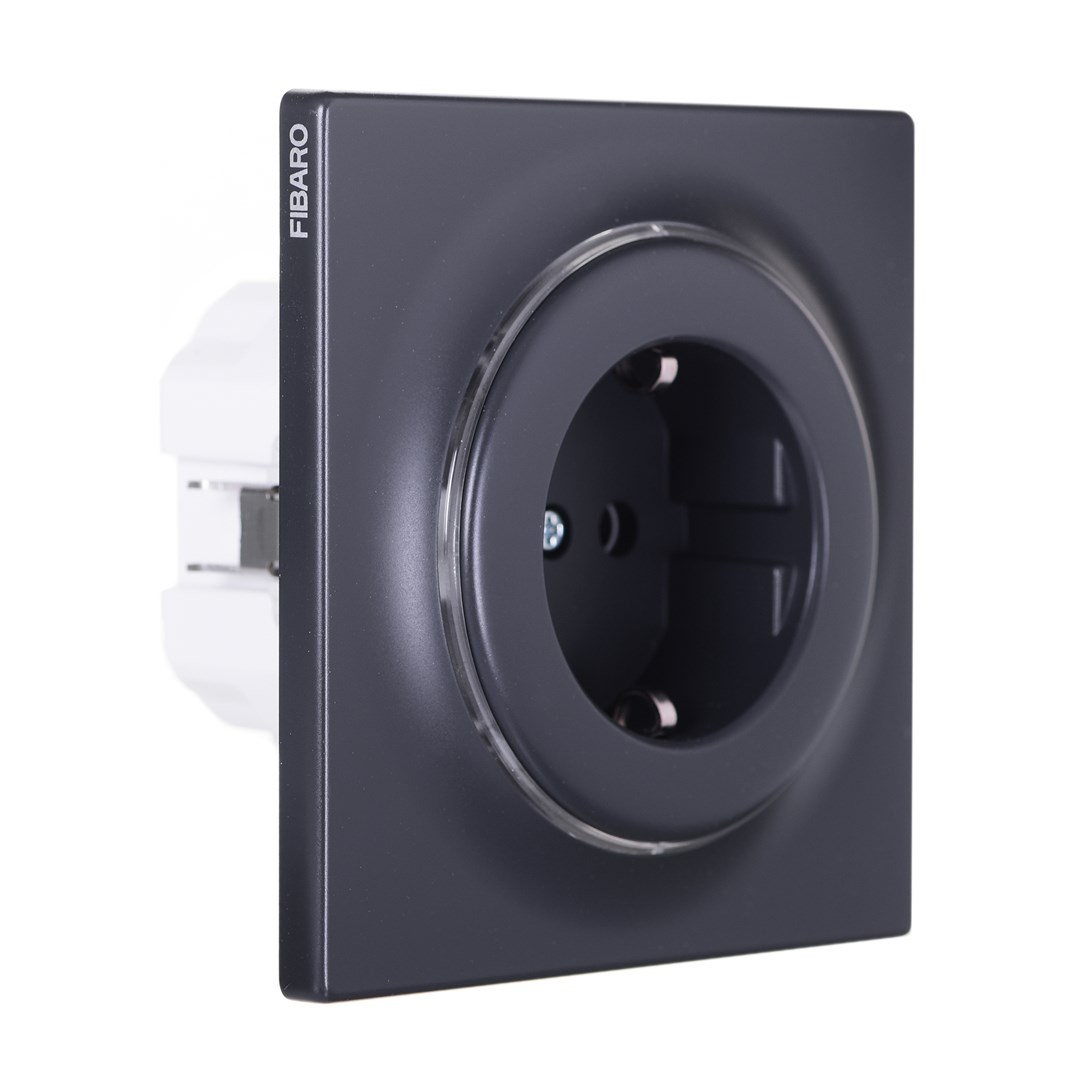 Fibaro FGWSONF-011-8 socket-outlet Type F Black Fibaro FGWSONF-011-8 socket-outlet Type F Black