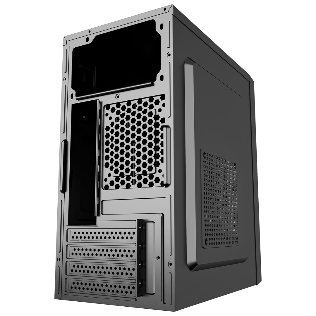 Gembird CCC-FC-K170-600W Office computer case Fornax K170, mATX, black + 600W 80PLUS bronze PSU Gembird CCC-FC-K170-600W Office computer case Fornax K170, mATX, black + 600W 80PLUS bronze PSU