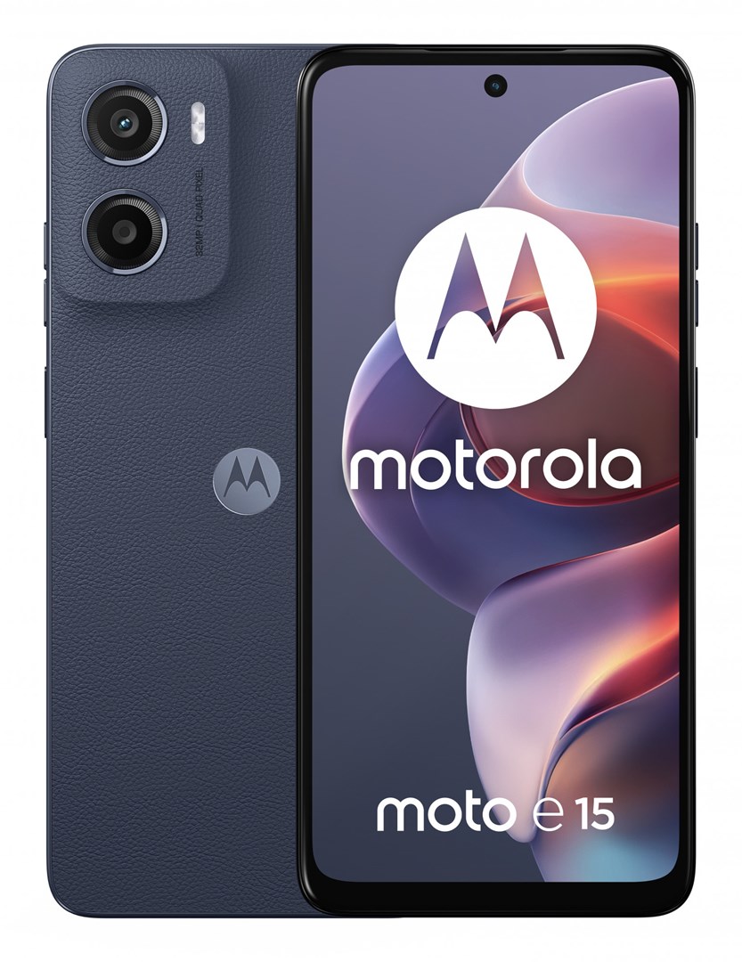 Motorola moto e15 16.9 cm (6.67") Dual SIM Android 14 Go edition 4G USB Type-C 2 GB 64 GB 5200 mAh Blue Motorola moto e15 16.9 cm (6.67") Dual SIM Android 14 Go edition 4G USB Type-C 2 GB 64 GB 5200 mAh Blue