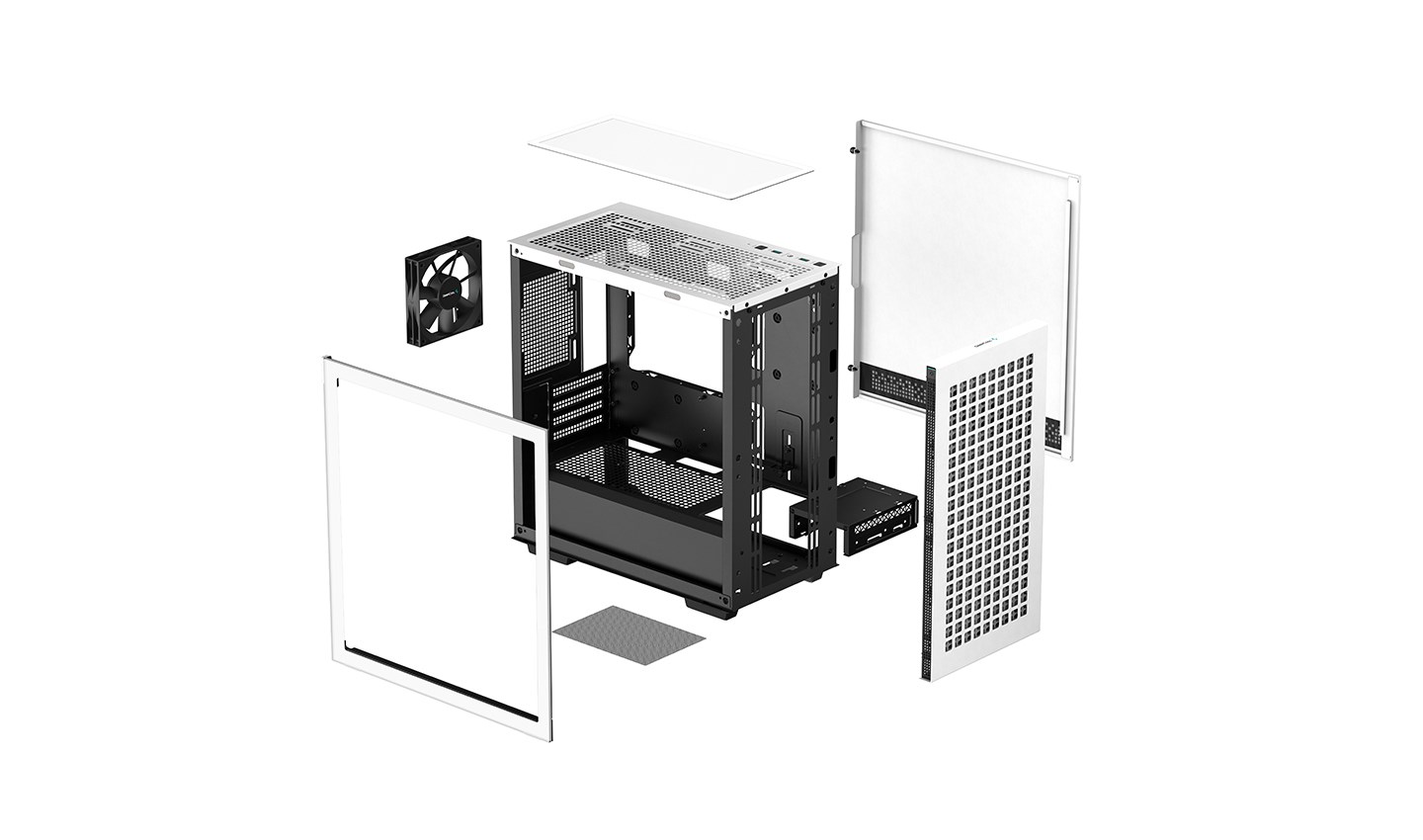 DeepCool CH370 WH Mini Tower White DeepCool CH370 WH Mini Tower White