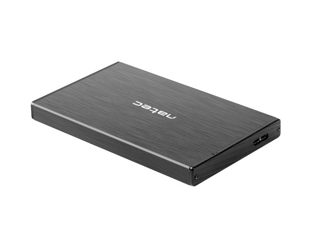 NATEC RHINO GO enclosure USB 3.0 for 2.5'' SATA HDD/SSD, black Aluminum NATEC RHINO GO enclosure USB 3.0 for 2.5'' SATA HDD/SSD, black Aluminum