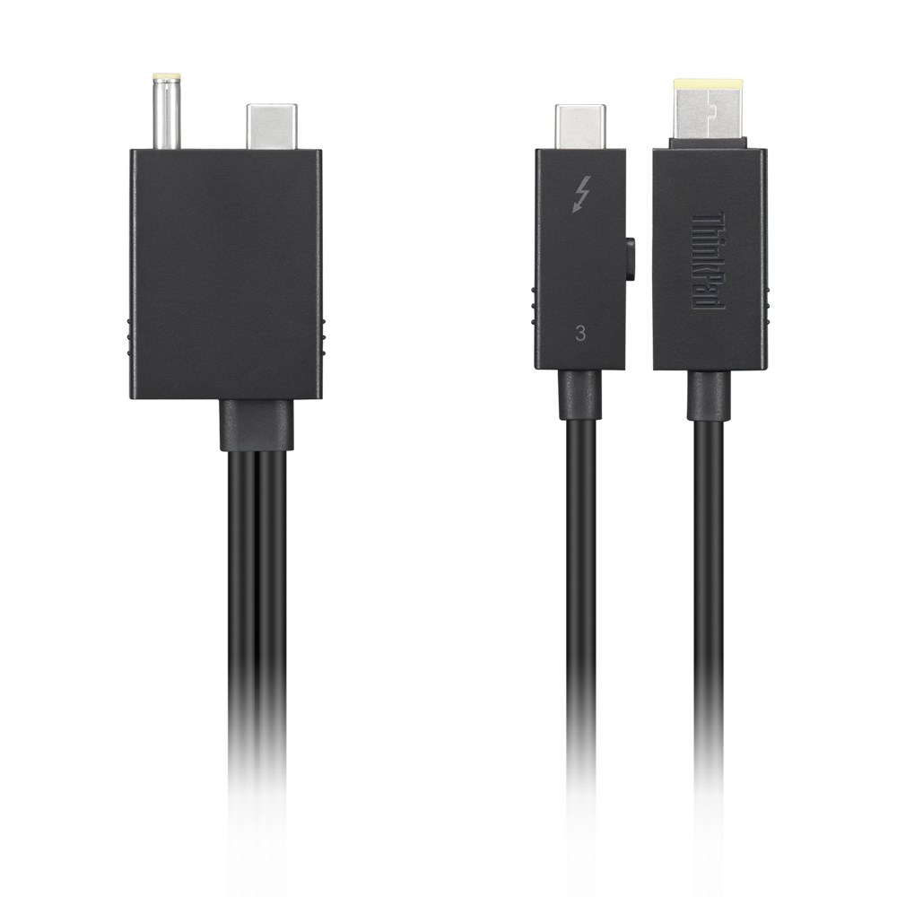 Lenovo 4X91K16970 Thunderbolt cable 0.7 m 40 Gbit/s Black Lenovo 4X91K16970 Thunderbolt cable 0.7 m 40 Gbit/s Black