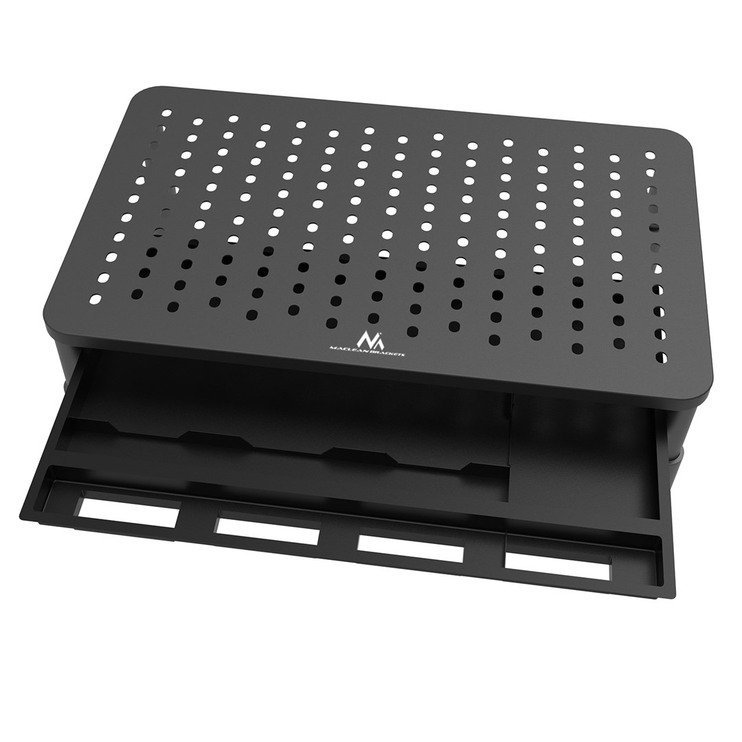 Maclean MC-946 Monitor Laptop Stand 13" - 32" 3-Level Height Adjustment with Drawer up to 20kg Sturdy Vented Maclean MC-946 Monitor Laptop Stand 13" - 32" 3-Level Height Adjustment with Drawer up to 20kg Sturdy Vented