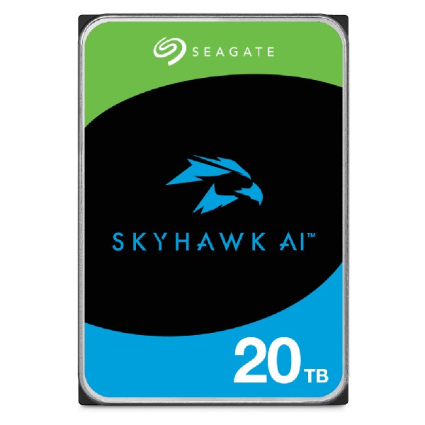 Seagate SkyHawk AI internal hard drive 20 TB 7200 RPM 512 MB 3.5" Serial ATA III Seagate SkyHawk AI internal hard drive 20 TB 7200 RPM 512 MB 3.5" Serial ATA III