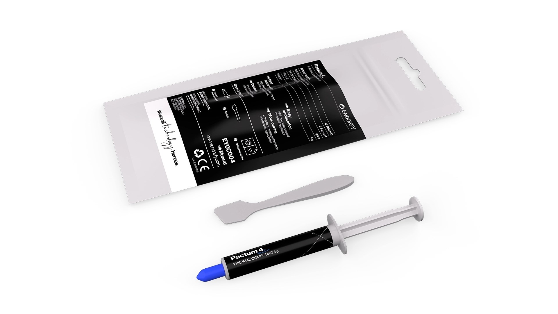 ENDORFY Pactum 4 heat sink compound Thermal paste 12 W/m·K 4 g ENDORFY Pactum 4 heat sink compound Thermal paste 12 W/m·K 4 g