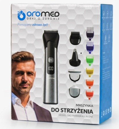 Oromed ORO-TRIMMER ALL IN ONE Multifunctional trimmer Black, Silver Oromed ORO-TRIMMER ALL IN ONE Multifunctional trimmer Black, Silver