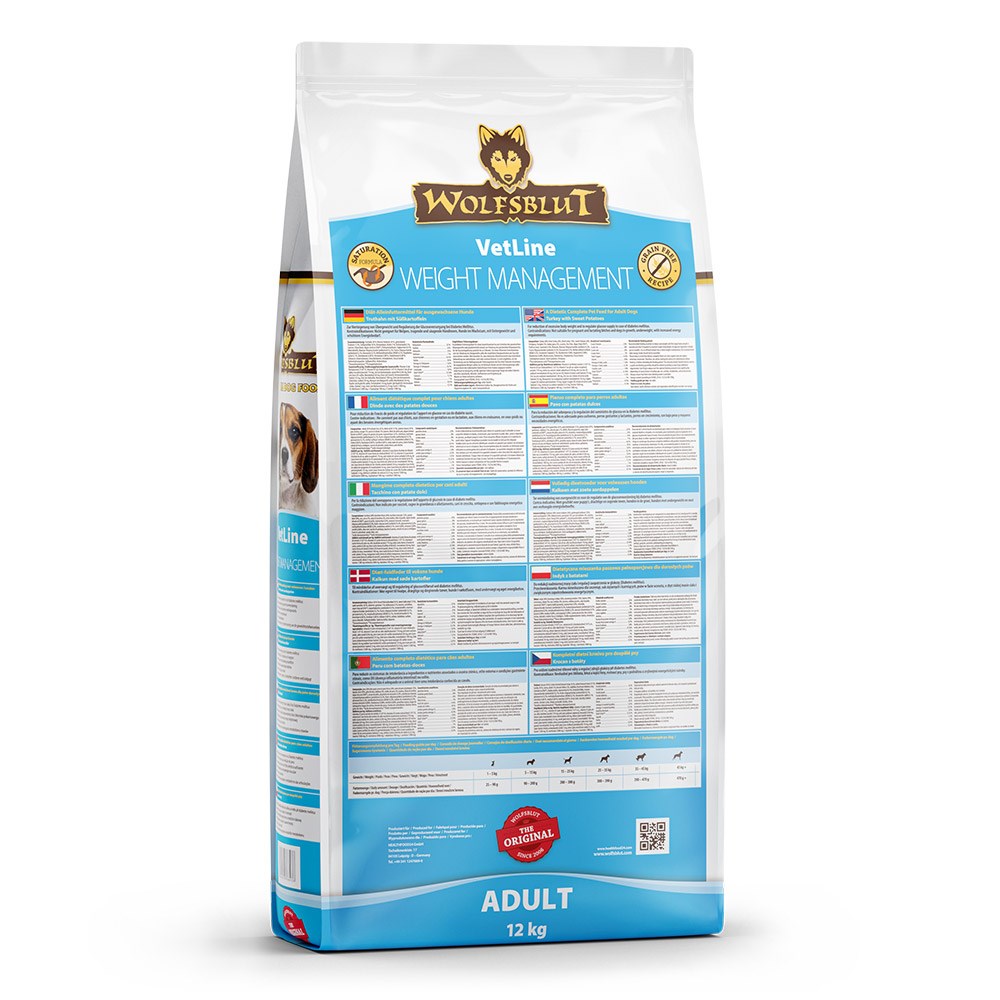 WOLFSBLUT VetLine Weight Management Turkey - dry dog food - 12kg WOLFSBLUT VetLine Weight Management Turkey - dry dog food - 12kg