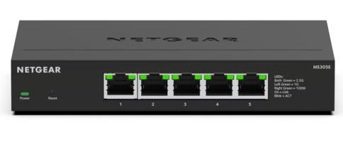 NETGEAR MS305E Unmanaged 2.5G Ethernet (100/1000/2500) Black NETGEAR MS305E Unmanaged 2.5G Ethernet (100/1000/2500) Black