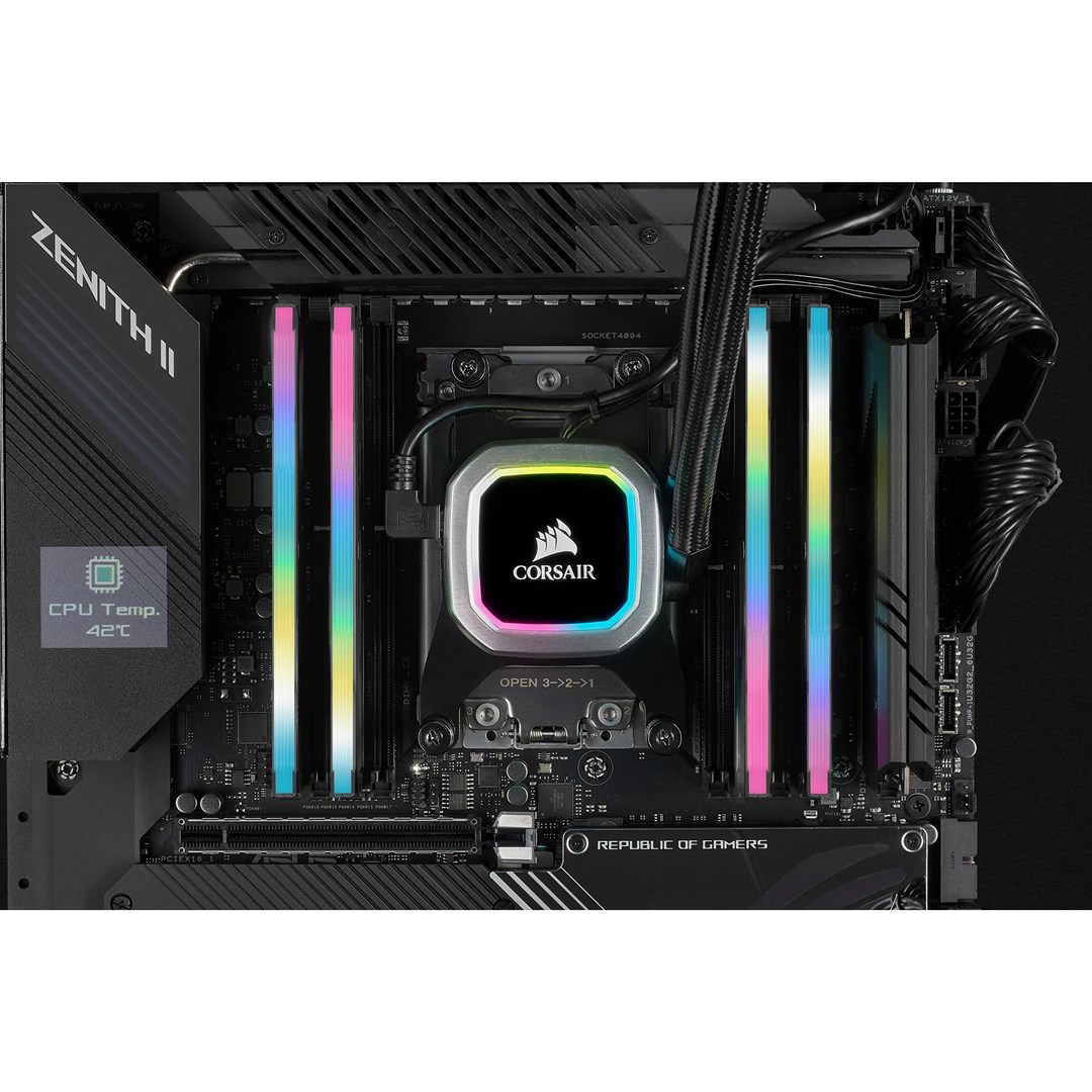 Corsair Vengeance RGB Pro memory module 32 GB 2 x 16 GB DDR4 3200 MHz Corsair Vengeance RGB Pro memory module 32 GB 2 x 16 GB DDR4 3200 MHz