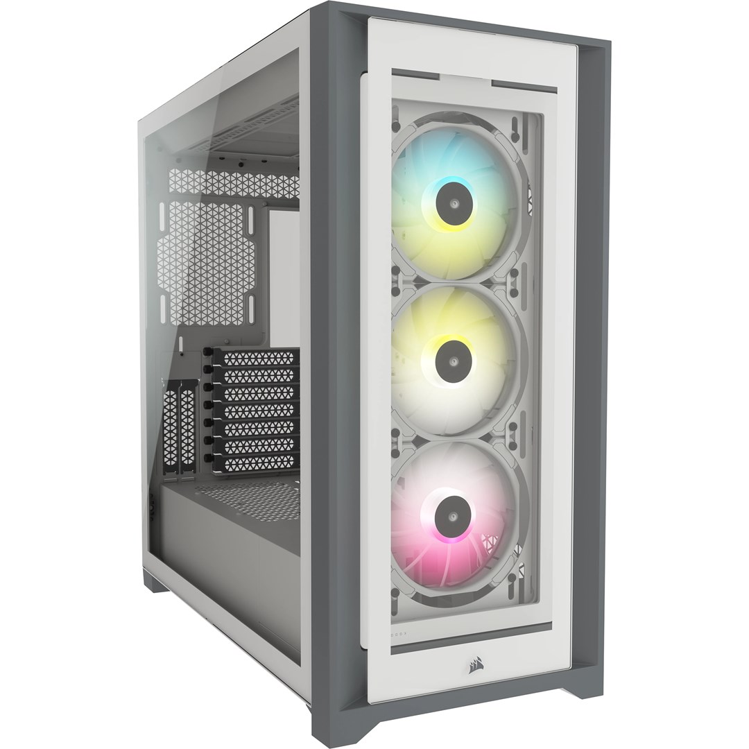 Corsair iCUE 5000X RGB Midi Tower White Corsair iCUE 5000X RGB Midi Tower White
