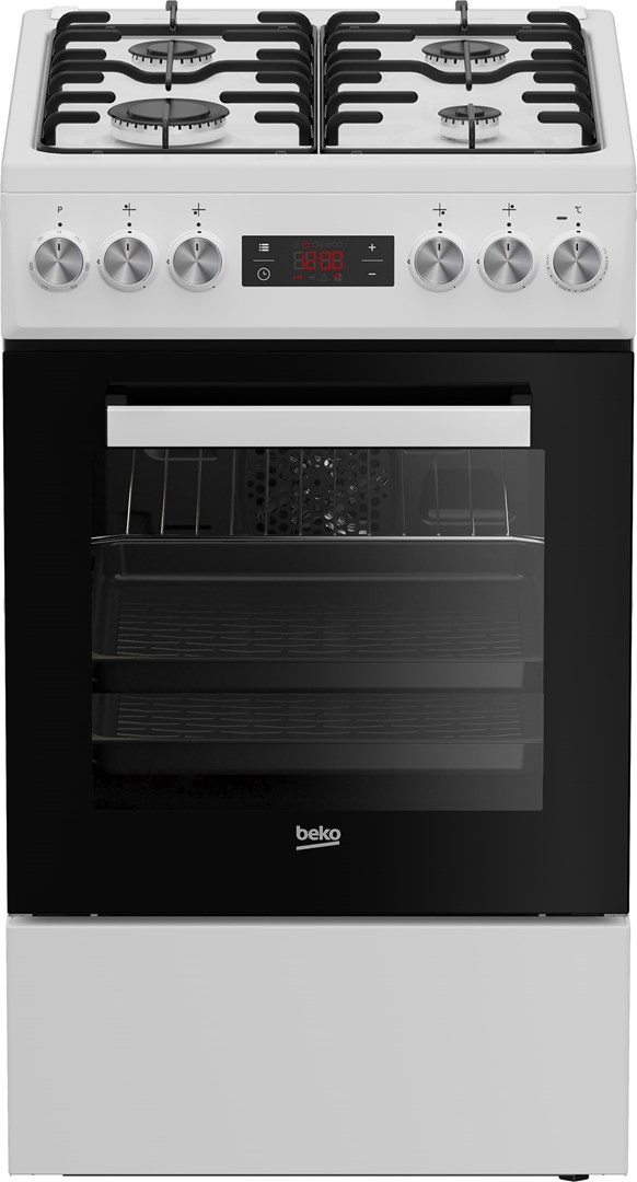 Beko FSE52323DWD cooker Freestanding cooker Electric Gas White Beko FSE52323DWD cooker Freestanding cooker Electric Gas White