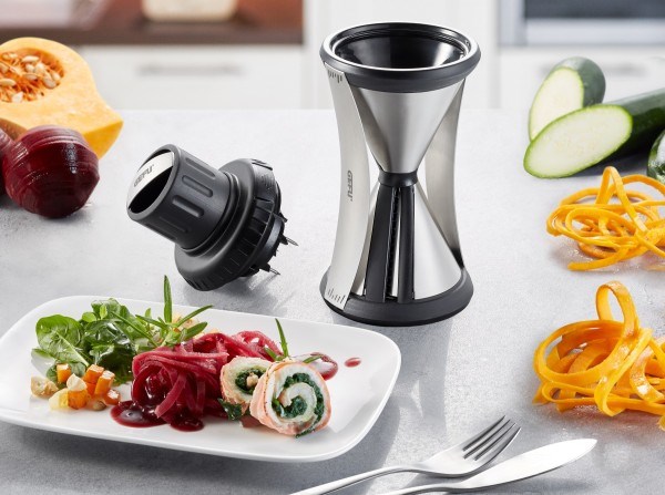 GEFU SPIRELLI XL slicer Manual Black, Stainless steel Plastic, Stainless steel GEFU SPIRELLI XL slicer Manual Black, Stainless steel Plastic, Stainless steel