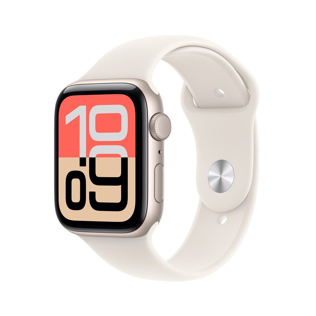 Apple Watch SE (3nd generation) SE 3 GPS 44mm Starlight Aluminium Case with Starlight Sport Band - M/L Apple Watch SE (3nd generation) SE 3 GPS 44mm Starlight Aluminium Case with Starlight Sport Band - M/L