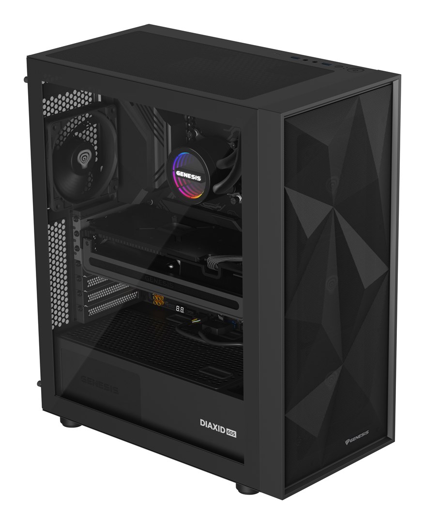 GENESIS NLG-2320 computer cooling system Computer case Liquid cooling kit Black GENESIS NLG-2320 computer cooling system Computer case Liquid cooling kit Black