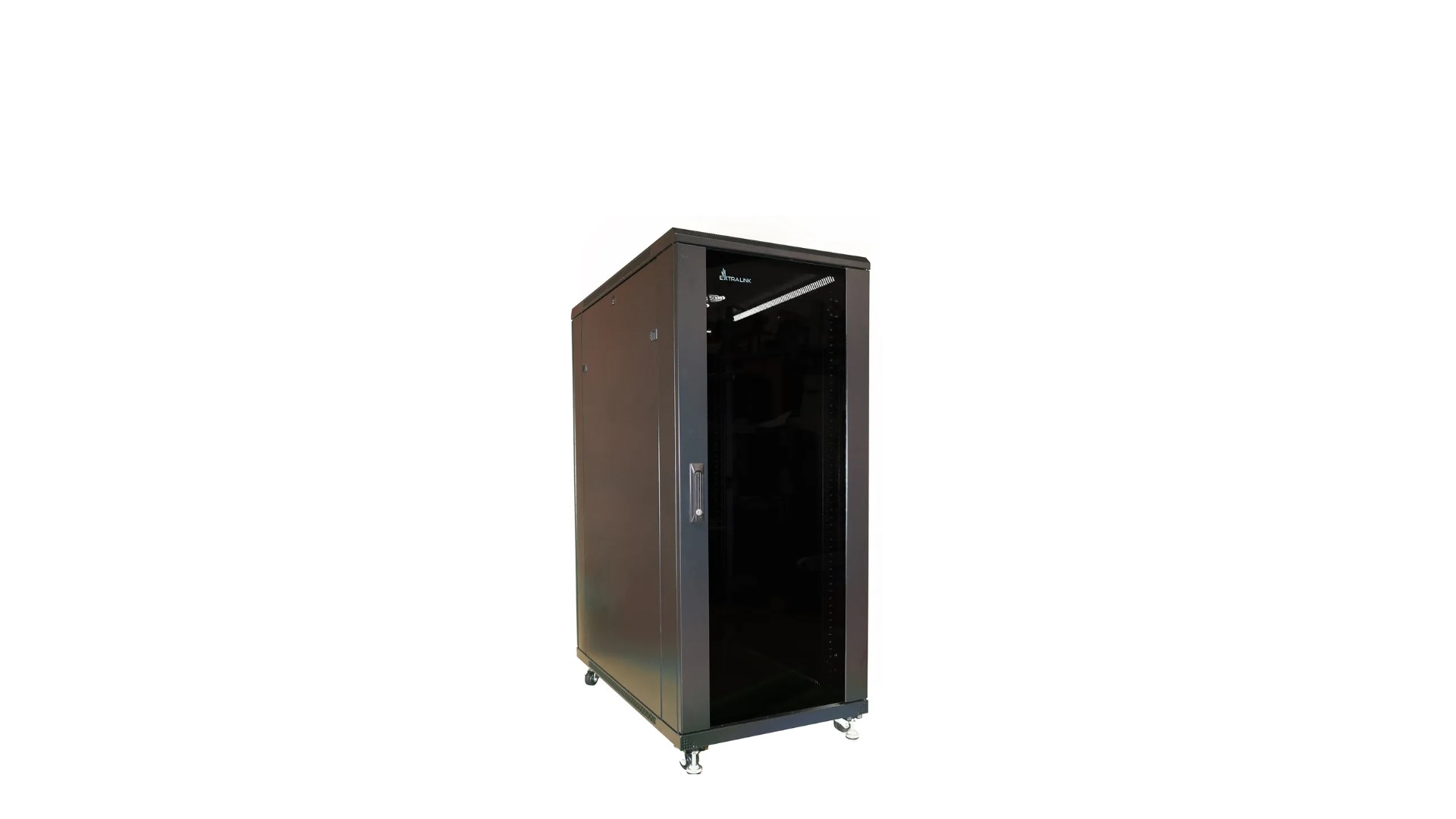 Extralink Rackmount cabinet 27U 800x800 Black standing Extralink Rackmount cabinet 27U 800x800 Black standing