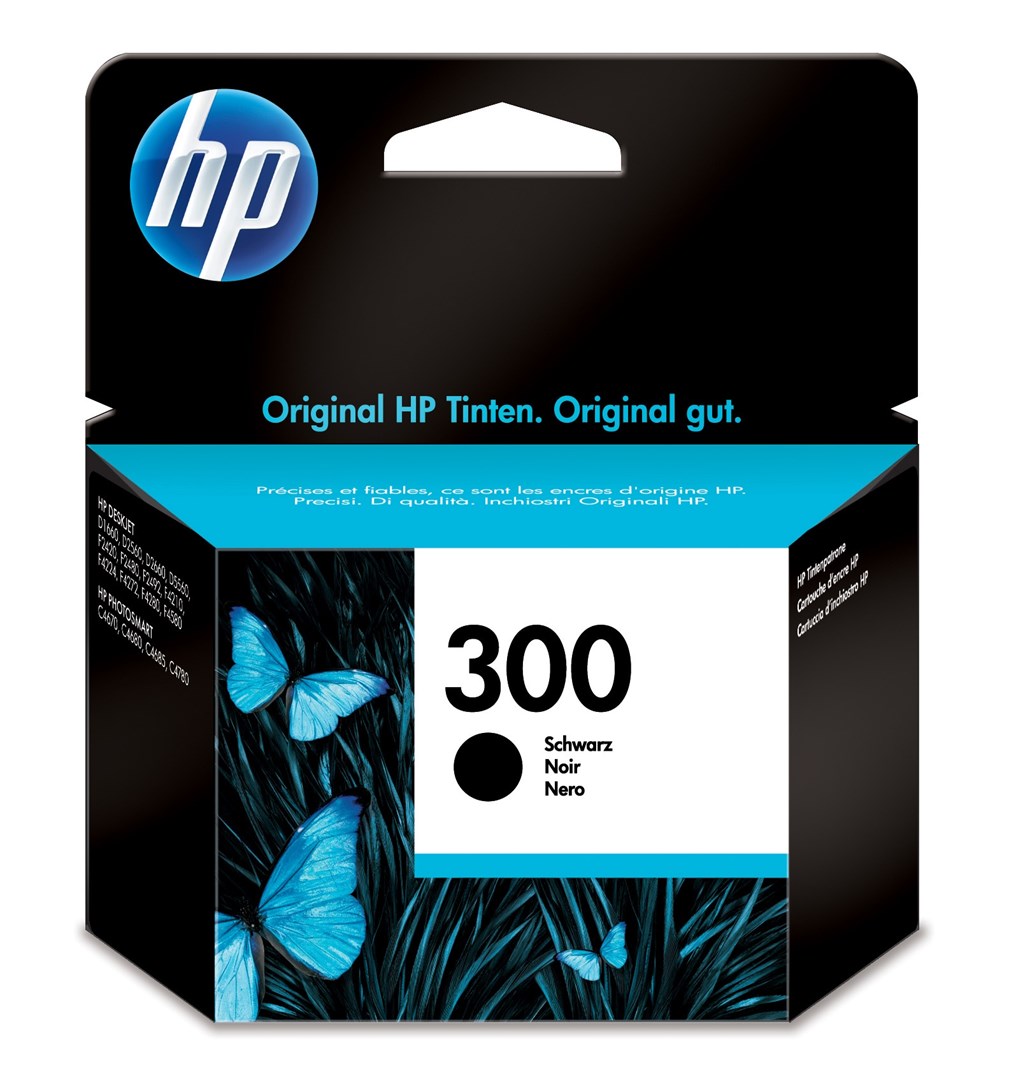 HP 300 Black Original Ink Cartridge HP 300 Black Original Ink Cartridge