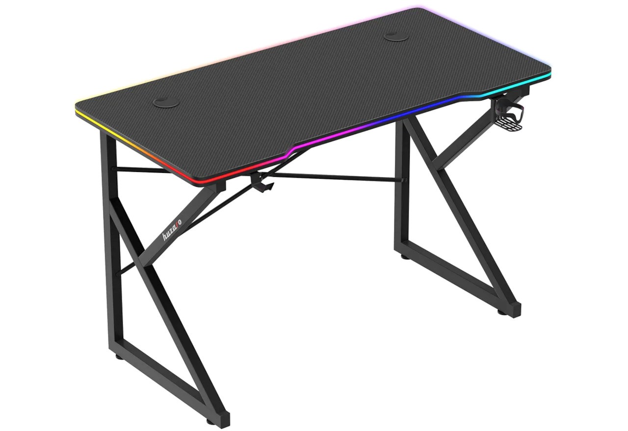Huzaro Hero 1.7 RGB Black - gaming table Huzaro Hero 1.7 RGB Black - gaming table
