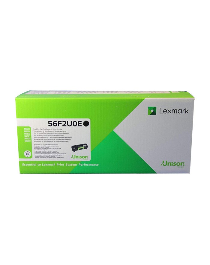 Lexmark 56F2U0E toner cartridge 1 pc(s) Original Black Lexmark 56F2U0E toner cartridge 1 pc(s) Original Black