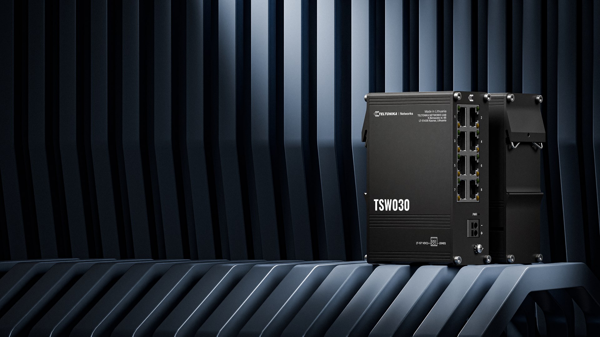 Teltonika TSW030 | Switch | 8x RJ45 100Mbps, IP30 Teltonika TSW030 | Switch | 8x RJ45 100Mbps, IP30
