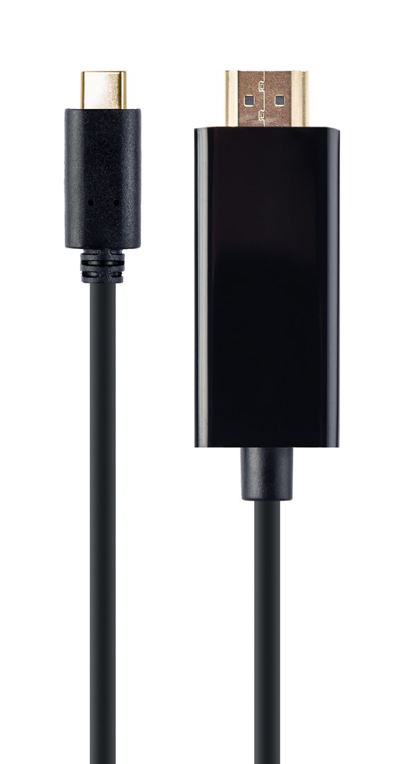 Gembird A-CM-HDMIM-01 USB-C male to HDMI-male adapter, 4K 30Hz, 2m, black Gembird A-CM-HDMIM-01 USB-C male to HDMI-male adapter, 4K 30Hz, 2m, black