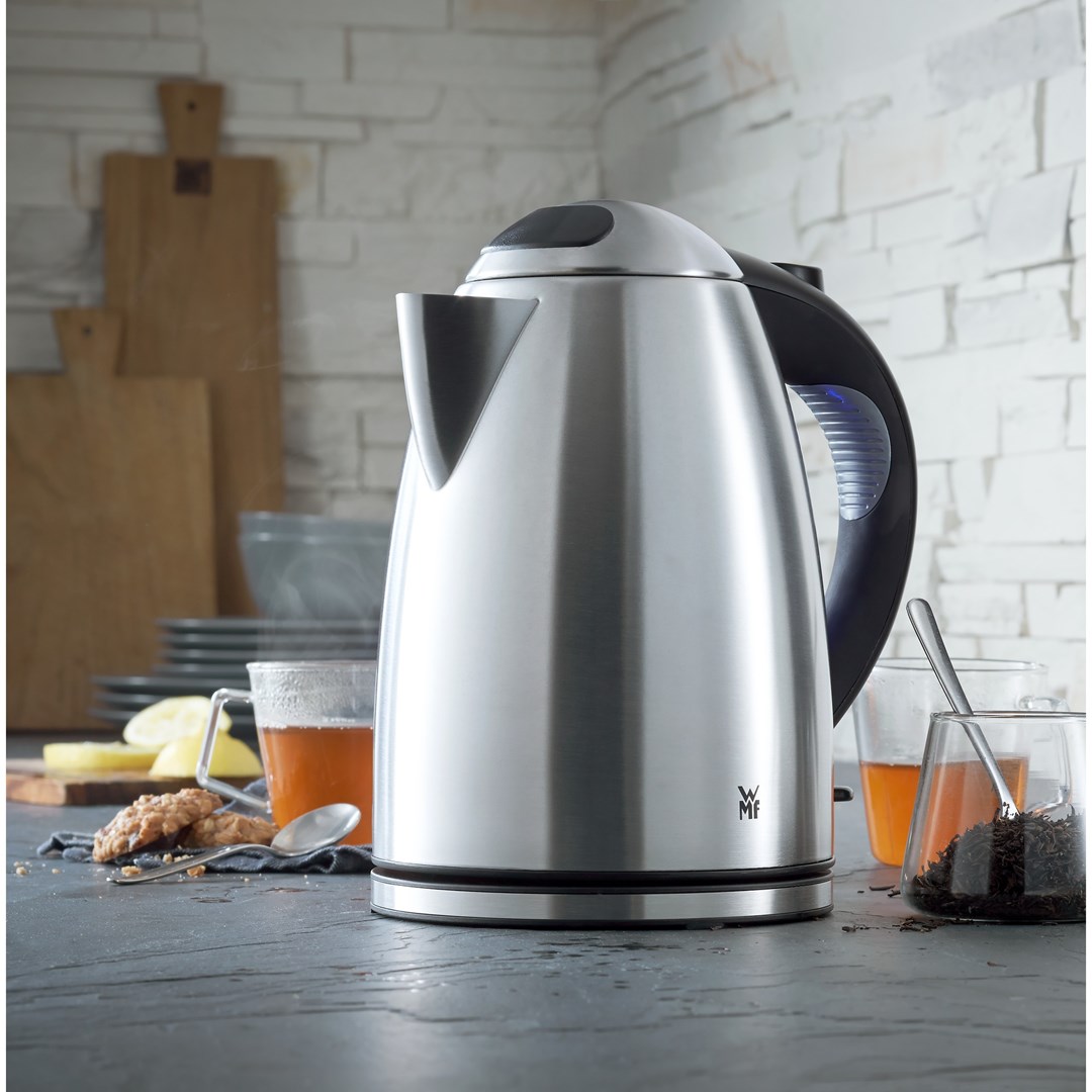 WMF Stelio 0413020012 electric kettle 1.7 L 2400 W Black, Stainless steel WMF Stelio 0413020012 electric kettle 1.7 L 2400 W Black, Stainless steel