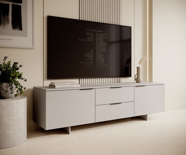 Cama RTV 2D2S ALMA cabinet 180x41.5xH55 cashmere Cama RTV 2D2S ALMA cabinet 180x41.5xH55 cashmere