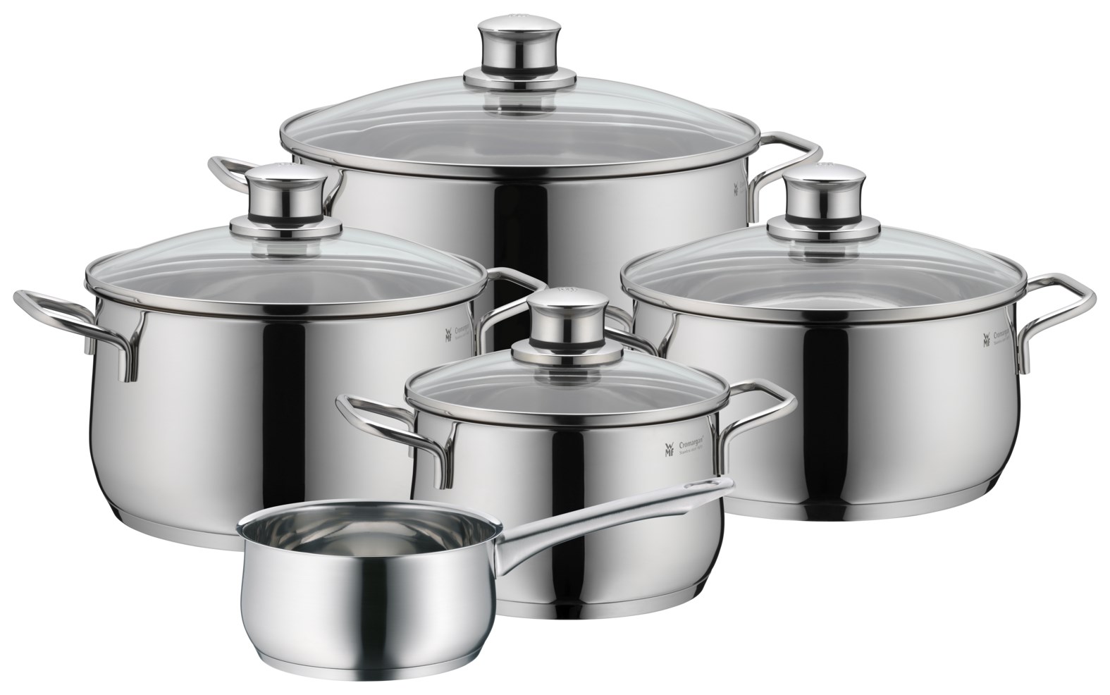 WMF Diadem Plus 0733556040 pan set 9 pc(s) WMF Diadem Plus 0733556040 pan set 9 pc(s)