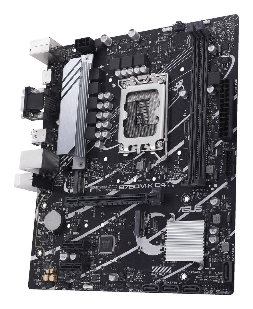 ASUS Prime B760M-K D4 Intel B760 LGA 1700 micro ATX motherboard ASUS Prime B760M-K D4 Intel B760 LGA 1700 micro ATX motherboard