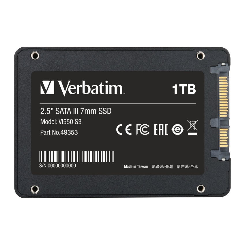 Verbatim Vi550 S3 SSD 1TB Verbatim Vi550 S3 SSD 1TB