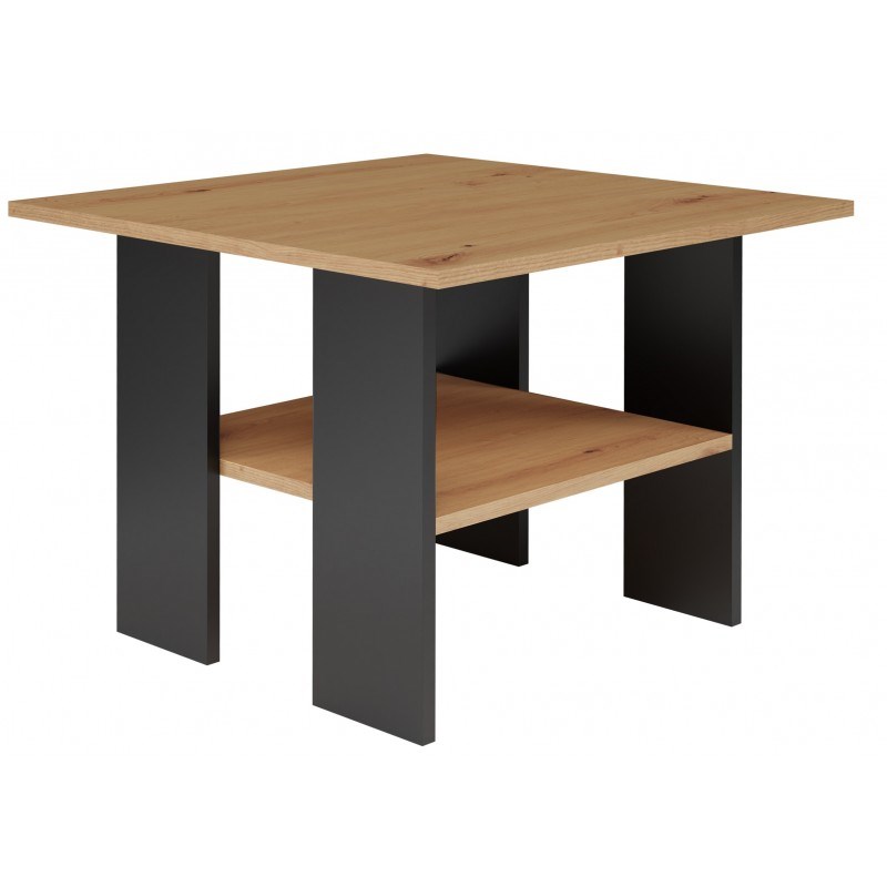 MODERNA Table 60x60x45 cm Artisan Oak/Black MODERNA Table 60x60x45 cm Artisan Oak/Black