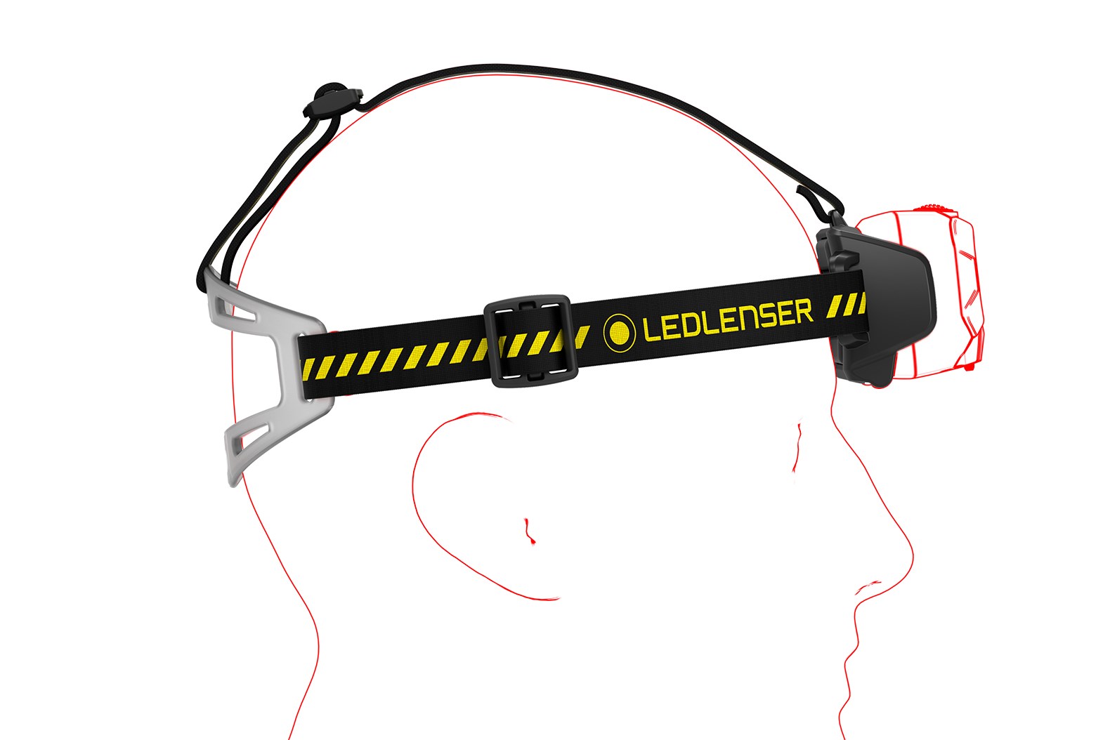 Ledlenser HF8R Work Black Headband flashlight LED Ledlenser HF8R Work Black Headband flashlight LED