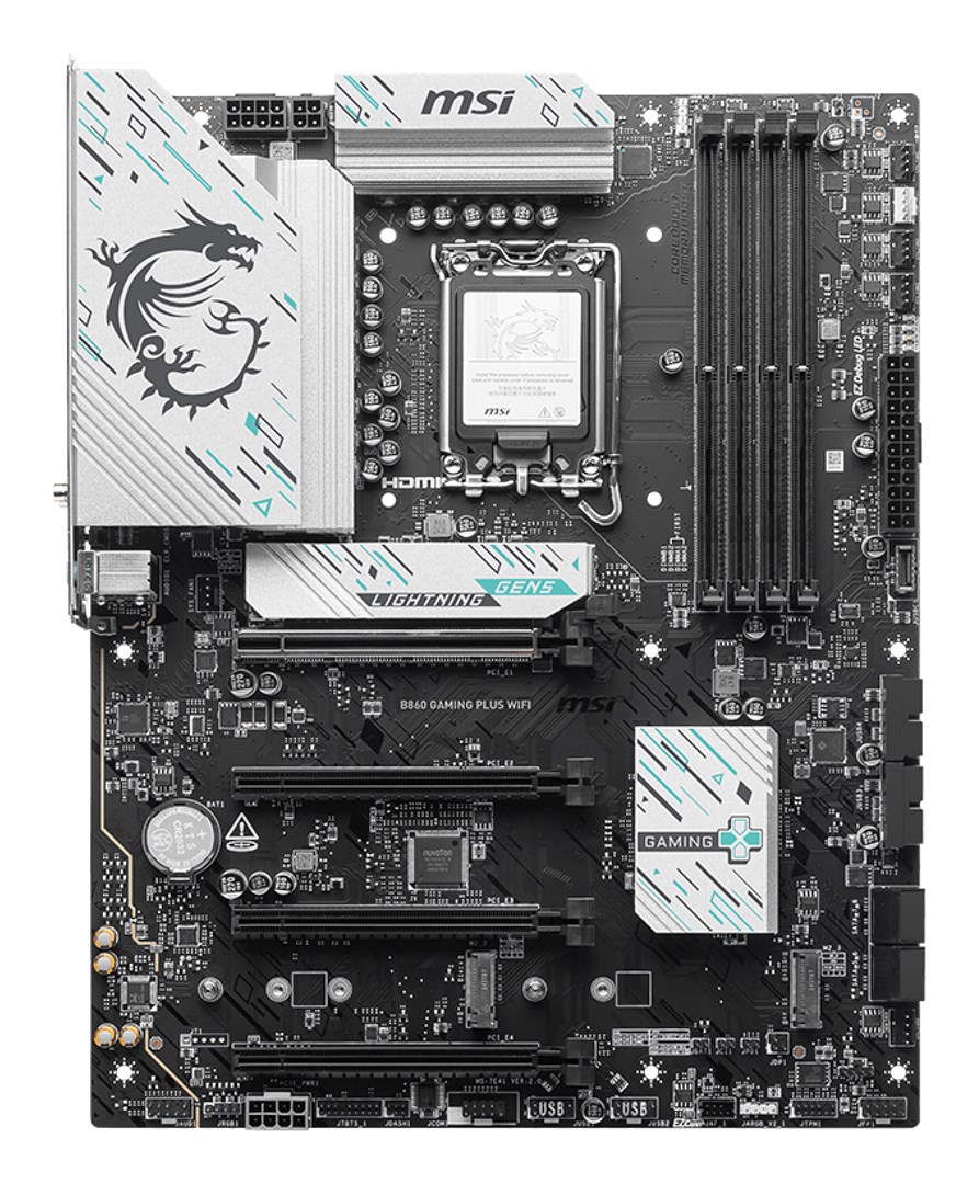 MSI B860 GAMING PLUS WIFI motherboard Intel B860 LGA 1851 (Socket V1) ATX MSI B860 GAMING PLUS WIFI motherboard Intel B860 LGA 1851 (Socket V1) ATX