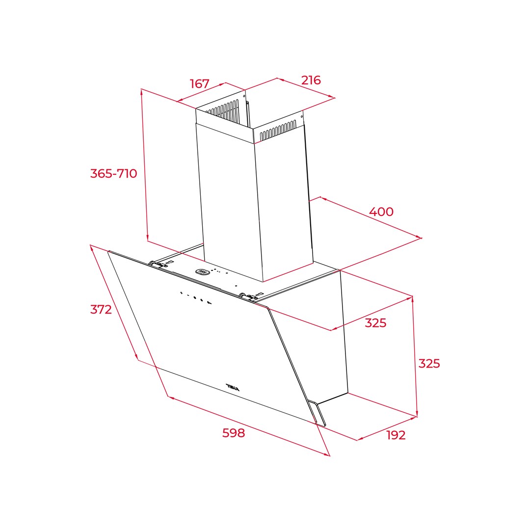 Teka DVN 64030 TTC Ceiling built-in White 460 m³/h Teka DVN 64030 TTC Ceiling built-in White 460 m³/h