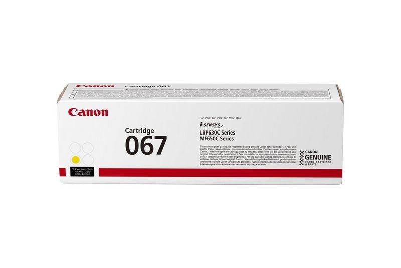 Canon 067 toner cartridge 1 pc(s) Original Yellow Canon 067 toner cartridge 1 pc(s) Original Yellow
