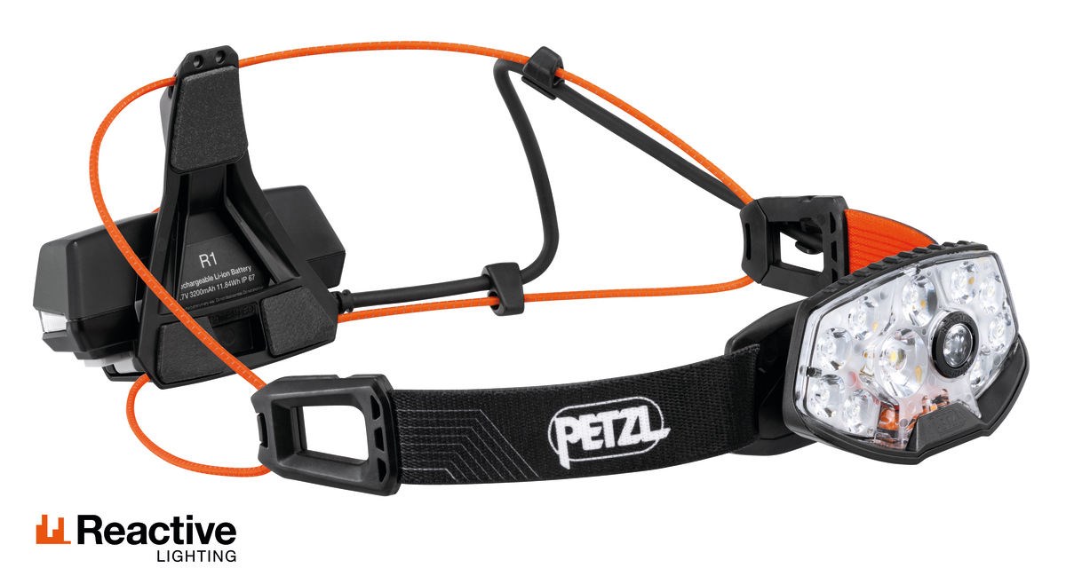 Petzl NAO RL Black, Orange Headband flashlight LED Petzl NAO RL Black, Orange Headband flashlight LED
