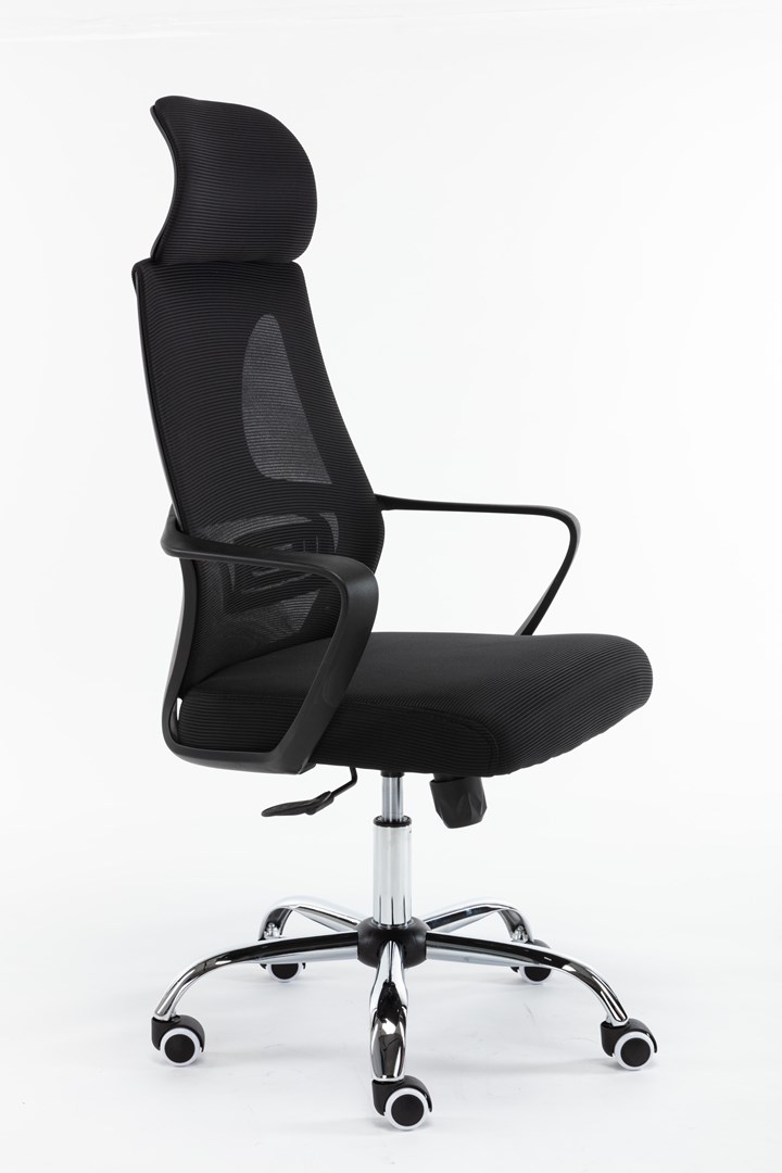 Topeshop FOTEL NIGEL CZERŃ office/computer chair Padded seat Mesh backrest Topeshop FOTEL NIGEL CZERŃ office/computer chair Padded seat Mesh backrest