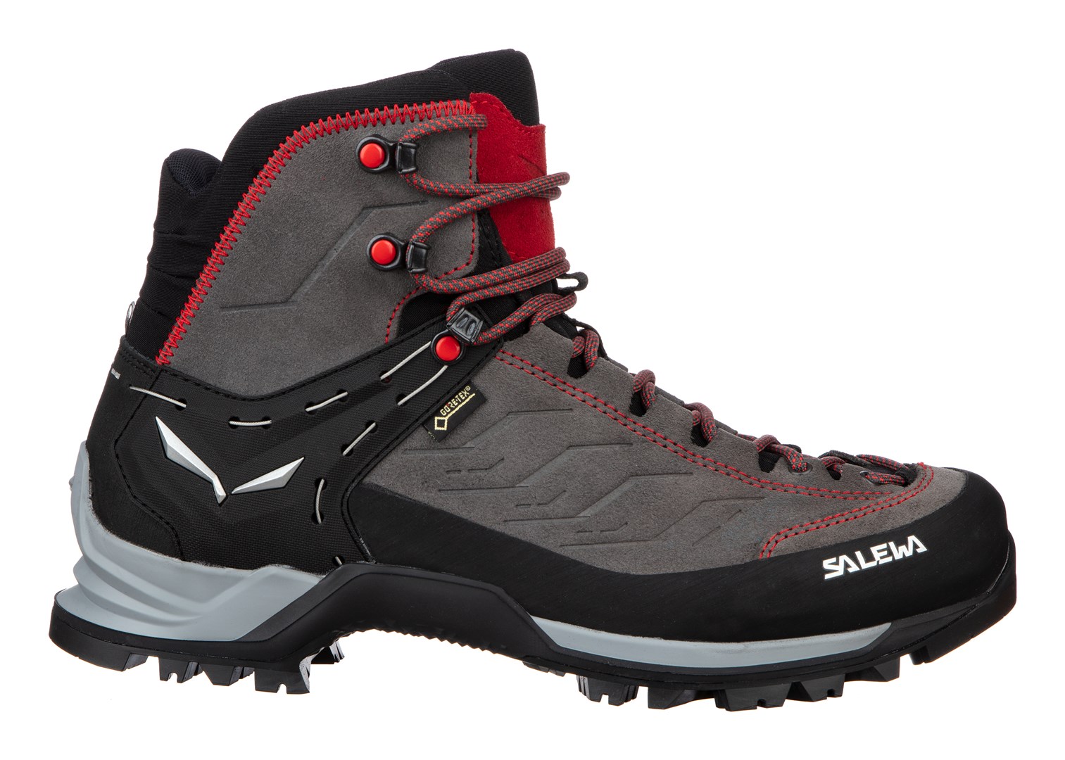 Salewa MTN Trainer Mid GTX Male Adult Charcoal, Grey, Red Salewa MTN Trainer Mid GTX Male Adult Charcoal, Grey, Red