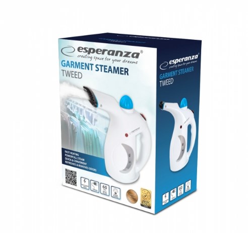 Esperanza EHI006 garment steamer Handheld garment steamer 0.2 L 800 W Black, Blue, White Esperanza EHI006 garment steamer Handheld garment steamer 0.2 L 800 W Black, Blue, White
