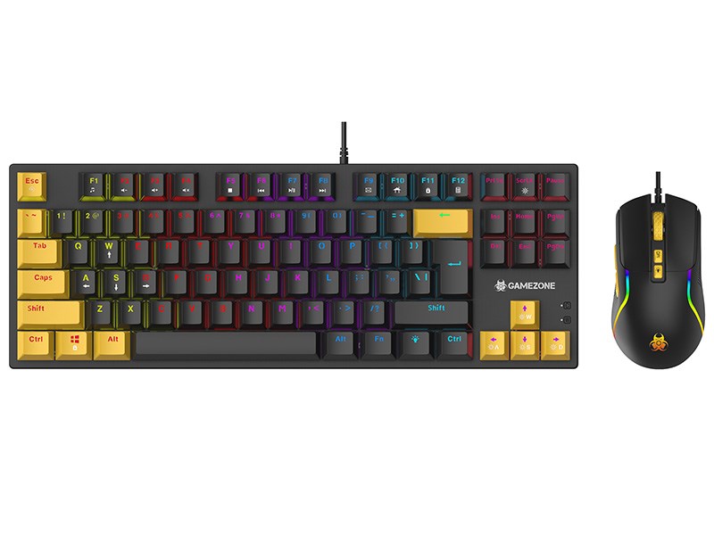Tracer HORNET 87 keyboard Mouse included Gaming USB QWERTY English Black, Yellow Tracer HORNET 87 keyboard Mouse included Gaming USB QWERTY English Black, Yellow