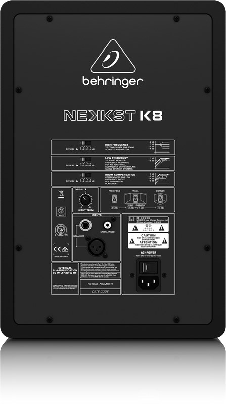 Behringer K8 Black Wired 150 W Behringer K8 Black Wired 150 W